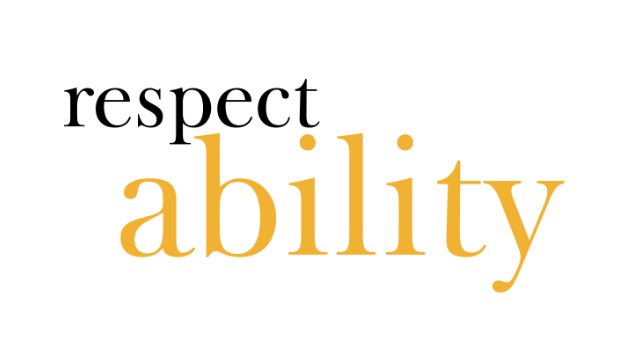 RespectAbility logo with the work 